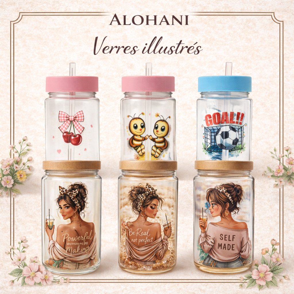 Verres customisés réutilisables