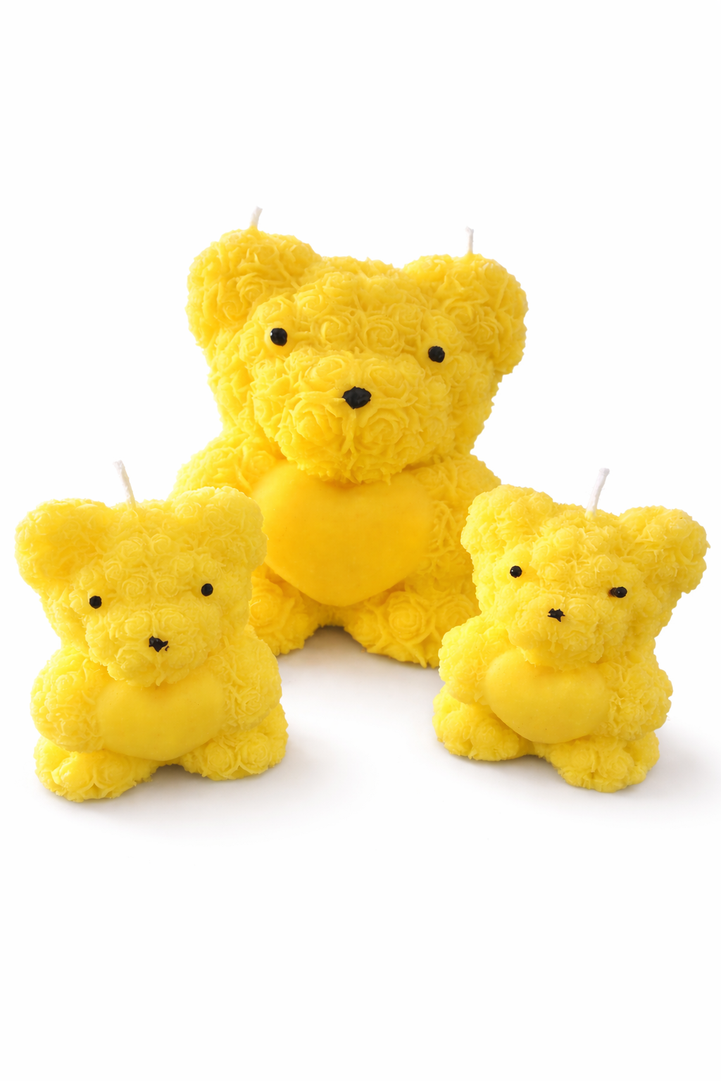 Coffret Bougies Décoratives Pro – Lot de 3 Oursons Parfumés – Citronnelle & Géranium – Anti-Moustique – Cadeau Été (Copie)