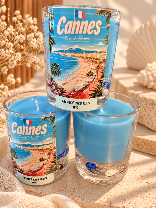 Bougie Cannes – Monoï des Îles 8 %