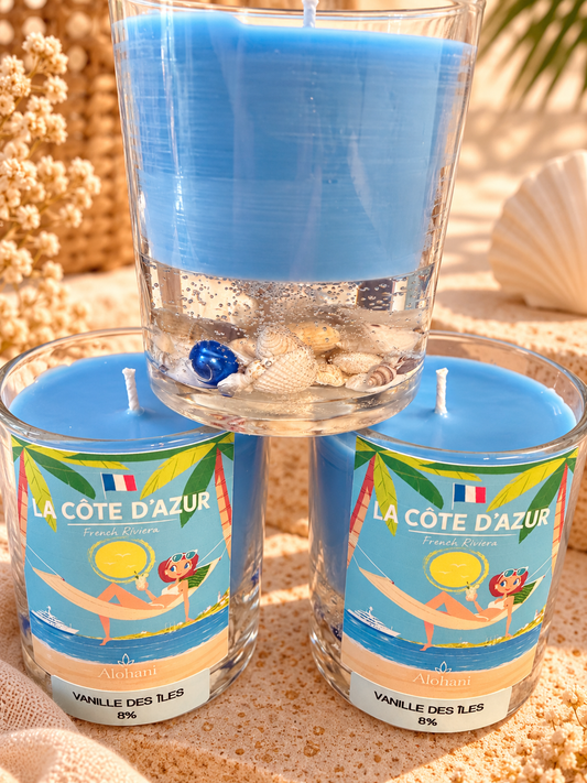 Bougie Côte d’Azur – Vanille des Îles